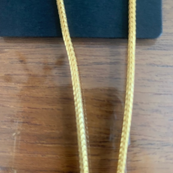 Gold Lariat Necklace - Picture 2 of 4